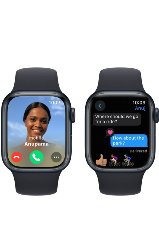 SERIES 10 EDGE-ON/OFF LOGO + ALL WARKING +BACLK CLOUR+45MM+ AND 1 MANTHE SARVIES WARRANTY